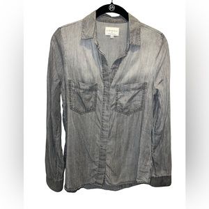 COTTON On Button Down shirt Color Grey Size XS